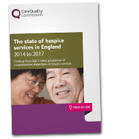 The state of hospice services in England 2014 to 2017 cover image