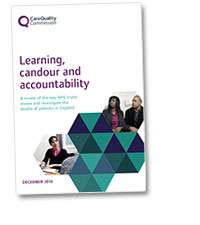 Front cover of Learning, candour and accountability