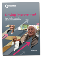 Driving improvement: Case studies from adult social care services cover image Driving improvement: Case studies from adult social care services cover image