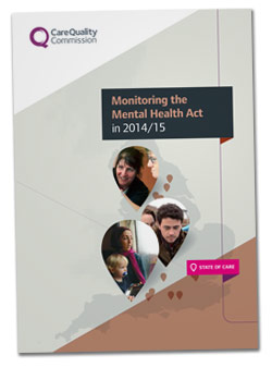 Cover of the Monitoring the Mental Health Act 2014/15 report