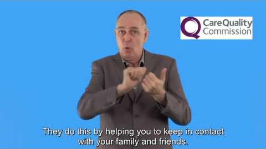 Preview image for the video "What can you expect from a good care home? (BSL version)".