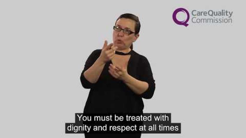 Preview image for the video "About CQC - BSL".